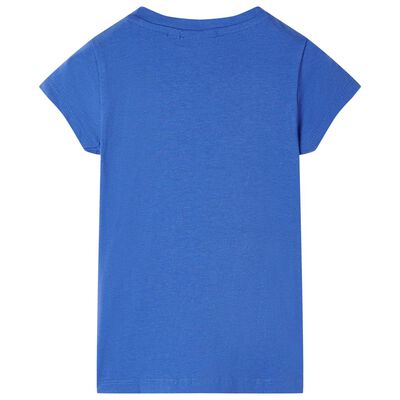 Bērnu T-krekls, koši zils, 116