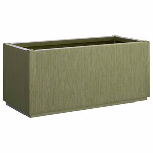 vidaXL Dārza ziedu kaste Zaļa 80 x 36 x 35 cm PP