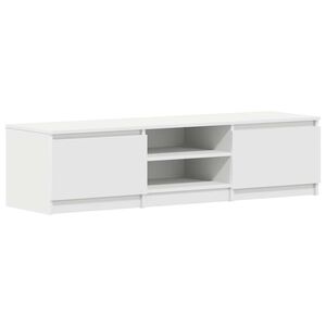 vidaXL TV skapītis, 140x40x35,5 cm, balts, inženierijas koks