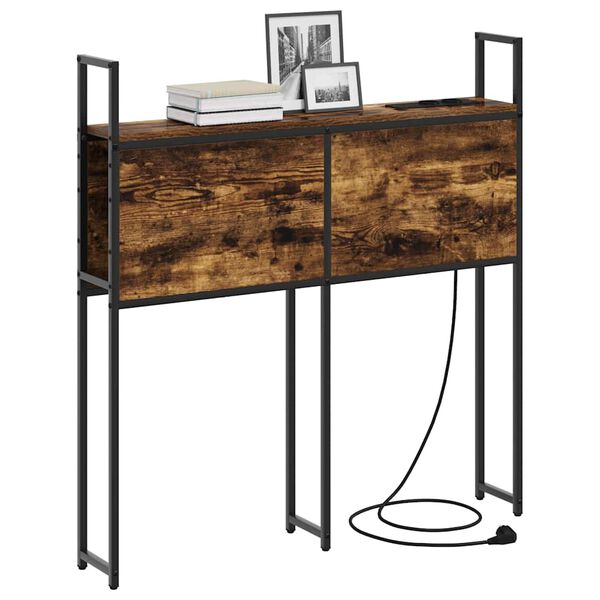 vidaXL Uzglabā&scaron;anas galvas balsts ar uzlādes staciju 102 x 15 x 98 cm