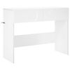 vidaXL Konsoles galds Balts 96,5 x 38 x 75 cm Inženierijas koks