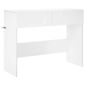 vidaXL Konsoles galds Balts 96,5 x 38 x 75 cm Inženierijas koks