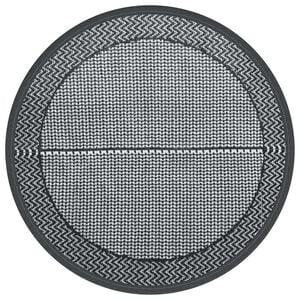 vidaXL āra paklājs, &Oslash;160 cm, ARAKIL pelēks, PP