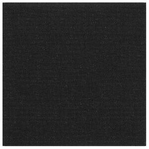 vidaXL Sienas galvgals 12 gab. 30 x 30 cm Melna audums