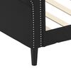 vidaXL dienas gulta, melns, 90x190 cm, mākslīgā āda