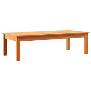 vidaXL Kafijas galdiņ&scaron; Maks Brūns 110 x 50 x 30 cm Ciets priedes koks