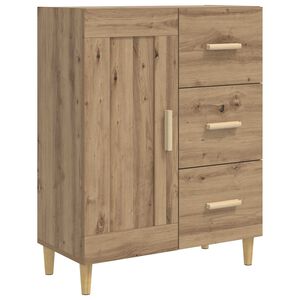 vidaXL Puse Artisan Ozols 69,5 x 34 x 90 cm Inženierijas koks