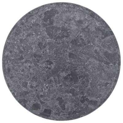 vidaXL galda virsma, Ø40x2,5 cm, pelēks marmors