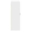 vidaXL Virtuves sienas skapītis ar durvīm Balts 80 x 31 x 100 cm
