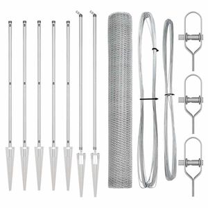 vidaXL Žoga āķis Sudraba