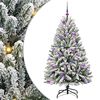 vidaXL Mākslīgā Ziemassvētku eglīte 150 cm 150 LED Silti balts