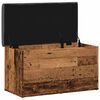 vidaXL glabā&scaron;anas sols Old Wood 82x42x45 cm Engineered Wood