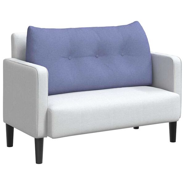 vidaXL Atpakaļ spilvens Džinsu zils 100 x 24 x 50 cm audums