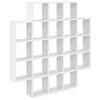 vidaXL Sienas plaukts Balts 100 x 13 x 100 cm Inženierijas koks