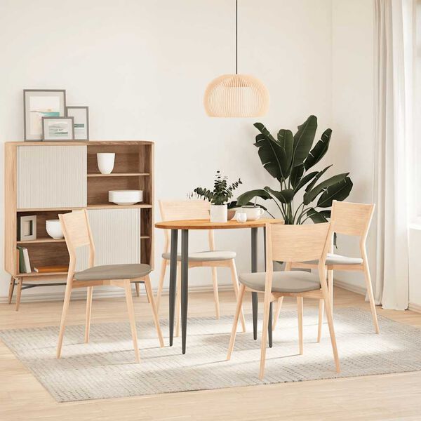 vidaXL galda virsma, gaiši brūna, 80x40x2 cm, ozola masīvkoks, ovāls