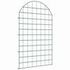 vidaXL Dīķa žoga komplekts 8 gab. 50 x 80 cm Tērauds Zaļa