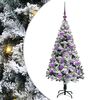vidaXL Mākslīgā Ziemassvētku eglīte Balts 120 cm