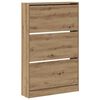 vidaXL Apavu skapis 80 x 21 x 125,5 cm Inženierijas koks