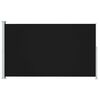 vidaXL izvelkama sānu markīze, melna, 180x300 cm