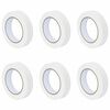 vidaXL Gleznotāja maskē&scaron;anas lentes 6 gab. Balts 25mm x 50m Papīrs