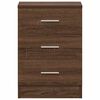 vidaXL naktsskapītis, brūna ozola, 38x35x56 cm, inženierijas koks