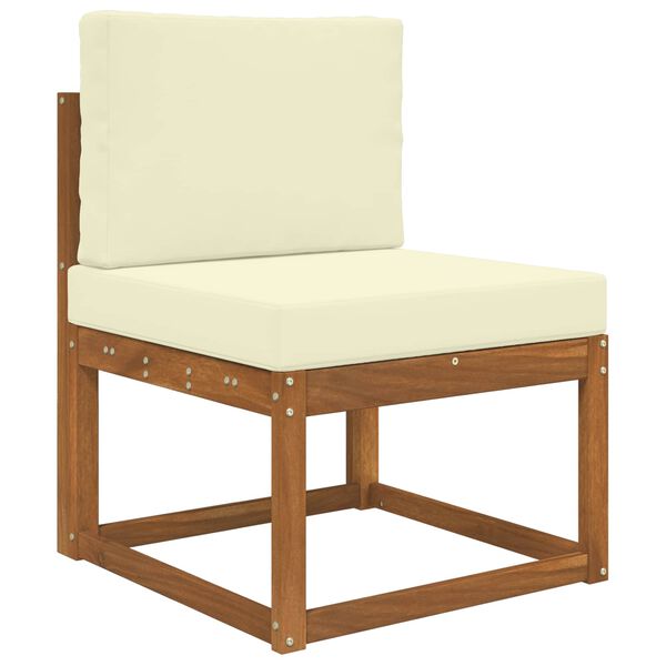 vidaXL Āra dīvāna spilvens 2 pcs Krēmkrāsa Poliesters