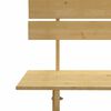 vidaXL dārza sols, 150 cm, impregnēts priedes koks