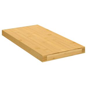 vidaXL sienas plaukts, 40x20x2,5 cm, bambuss
