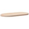 vidaXL galda virsma, 90x45x2,5 cm, masīvkoks, priede, ovāla