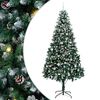 vidaXL Mākslīgā Ziemassvētku eglīte su 300 LED ar statīvu Zaļa 240 cm