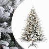 vidaXL Mākslīgā Ziemassvētku egle ar bumbiņu 150 cm 150 LED
