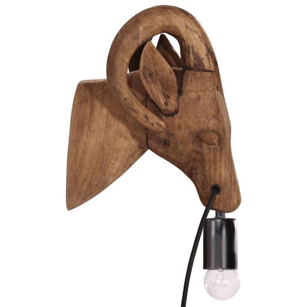 vidaXL sienas lampa, dzīvnieka forma, 25 W, 15x24x25 cm, E27