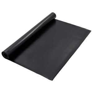 vidaXL Grīdas paklājs Melns 1,2 x 5 m Gumija