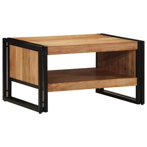 vidaXL kafijas galdiņ&scaron; 70x50x38 cm Akācijas masīvkoka