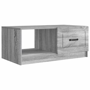 vidaXL Kafijas galdiņ&scaron; Pelēks Sonoma ozols 90 x 50 x 37 cm