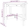 vidaXL kafijas galdiņ&scaron;, &Oslash; 62,5x45 cm, priedes masīvkoks