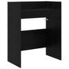 vidaXL DJ galds Melns ozols 82 x 45 x 102 cm Inženierijas koks