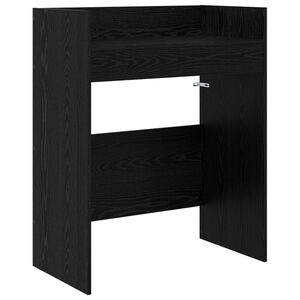 vidaXL DJ galds Melns ozols 82 x 45 x 102 cm Inženierijas koks