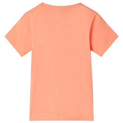 Bērnu T-krekls, neona oranžs, 92