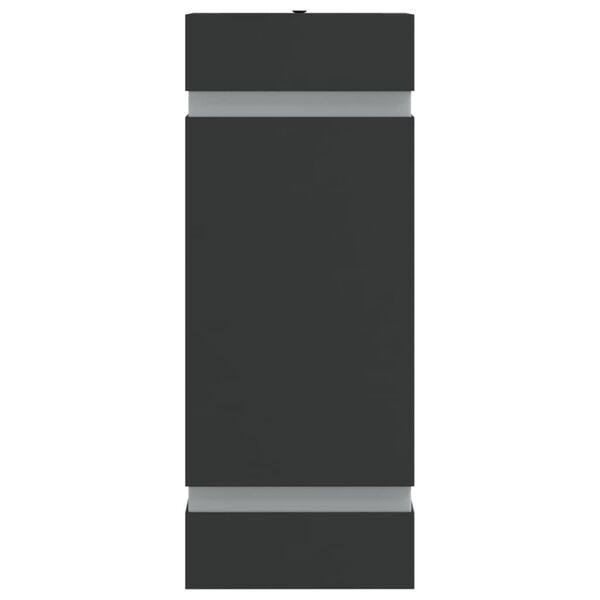 vidaXL āra sienas lampas, 2 gab., melns, nerūsējo&scaron;s tērauds