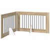vidaXL Salokāms suņu vārti ar statīviem 2 pcs Sonomas ozols 200,5 cm