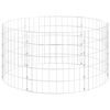 vidaXL gabions, stabs, apaļ&scaron;, cinkots tērauds, &Oslash;100x50 cm
