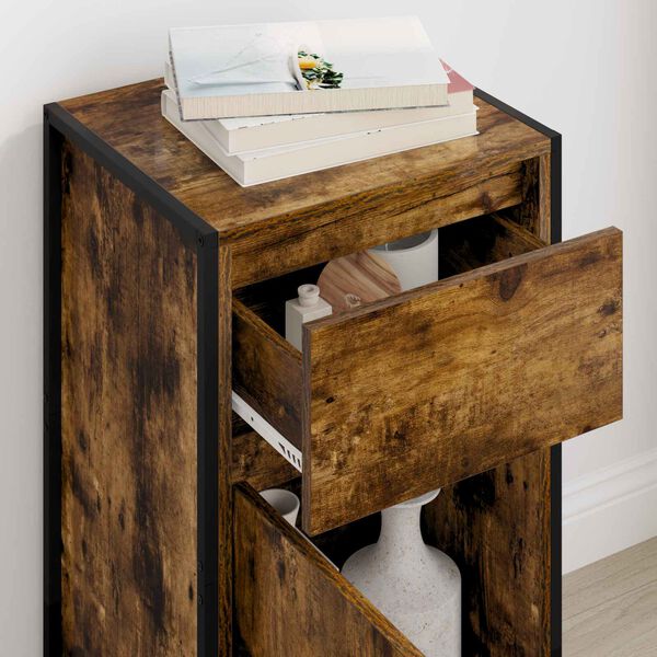 vidaXL Puse Dūmu ozols 81 x 36 x 150.5 cm Inženierijas koks