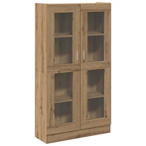 vidaXL augstā skapīte, amatnieka ozols, 82,5x30,5x150 cm, inženierkoks