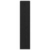vidaXL Grāmatplaukts Melns ozolkoks 69,5 x 29 x 137,5 cm