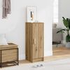 vidaXL apavu skapis Old Wood 32x35x92 cm Engineered Wood