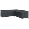 vidaXL Mēbeļu pārklājs 270 x 270 x 80 cm 600D Oksforda audums L-forma