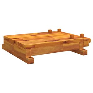 vidaXL darbagalds ar skrūvspīlēm, 52x44x9,5 cm, akācijas masīvkoks