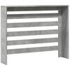 vidaXL radiatora pārsegs, pelēks, 104x20x82 cm, inženierijas koks