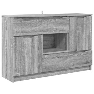 vidaXL Puse Pelēks Sonoma 100 x 30 x 65,6 Inženierijas koks